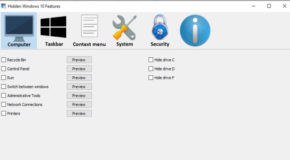Hidden Windows 10 Features 1.0.0