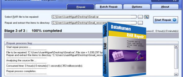 DataNumen RAR Repair 2.9.0