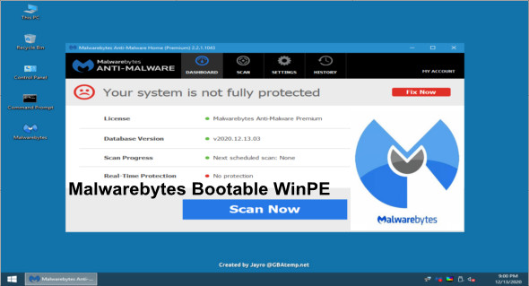 Malwarebytes Premium WinPE v21.06