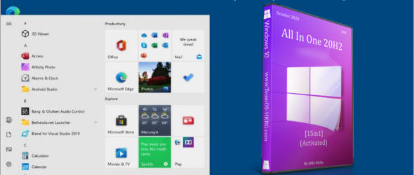 Windows 10 All In One 20H2 2009 (16in1) Fr