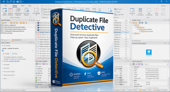 Duplicate File Detective v8.0.85 Enterprise Edition + Portable