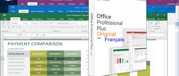 Microsoft Office 2019 Pro Plus Français Original