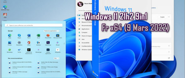 Windows 11 21h2 9in1 Fr x64 (9 Mars 2022)