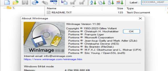 WinImage 11.00 + Portable