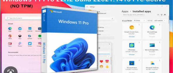 Windows 11 Pro 22H2 Build 22621.1413 Pré-activé