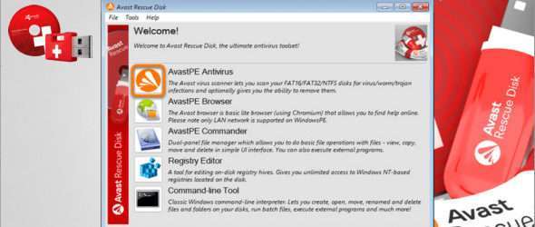Avast Rescue Disk / AvastPE Antivirus v24.1