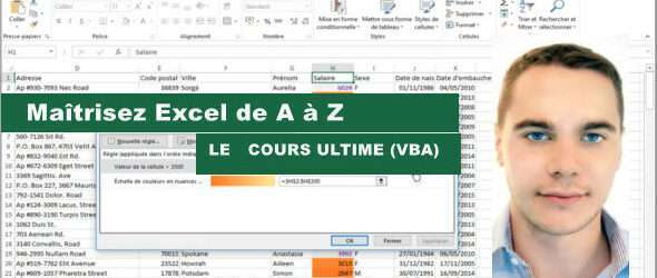 Maîtrisez Excel de A à Z : le cours ULTIME