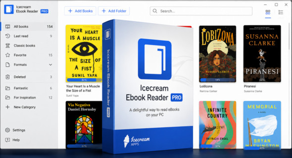 Icecream Ebook Reader Pro v6.56 + Portable
