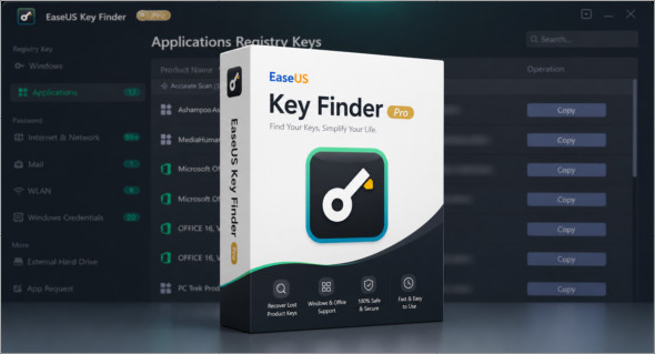 EaseUS Key Finder Pro v4.1.7 + Portable