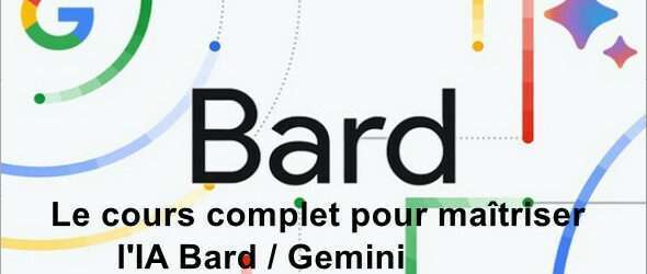 Le cours complet pour maîtriser l’IA Bard / Gemini