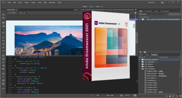 Adobe Dreamweaver 2021 v21.4.0.15620 Pré-activé