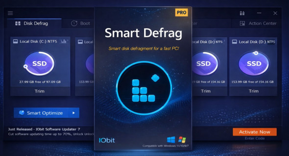 IObit Smart Defrag Pro v11.2.0.472 + Portable