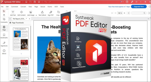 Systweak PDF Editor Pro v1.0.0.7387