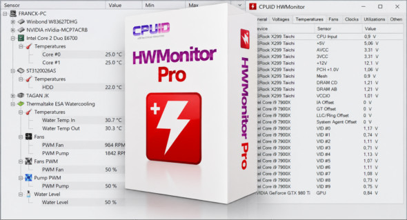 CPUID HWMonitor Pro v1.59 + Portable