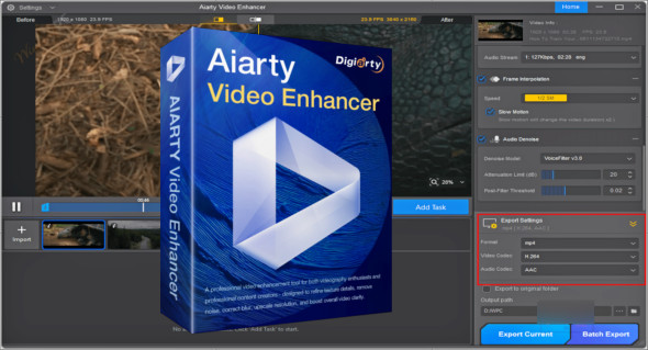 Digiarty Aiarty Video Enhancer v2.0 + Portable