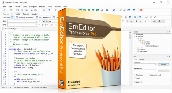 EmEditor Professional Pro v26.2.6 + Portable