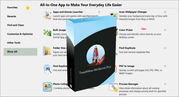 TweakNow WinSecret Plus v7.1.5 + Portable