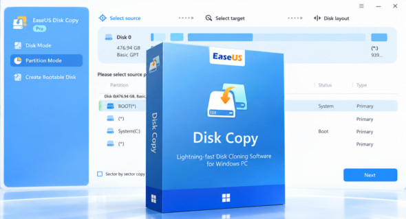 EaseUS Disk Copy + WinPE Pro v7.2.0 Build 20260821