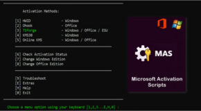 MAS AIO activateur Windows et Office v3.7