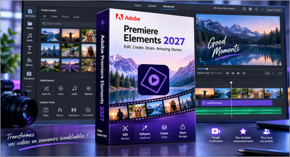 Adobe Premiere Elements 2027 v27.0 + Préactivé