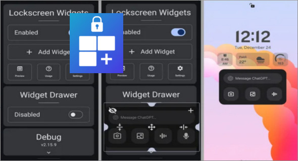Lockscreen Widgets and Drawer v3.2.0
