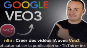 n8n, Créer des vidéos IA Veo3 et auto-post TikTok, Insta