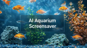 AI Aquarium Screensaver v1.3