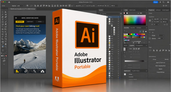 Adobe Illustrator Portable v30.5.11.3