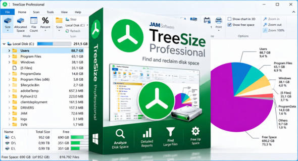 TreeSize Professional v9.9.1.2401 + Portable