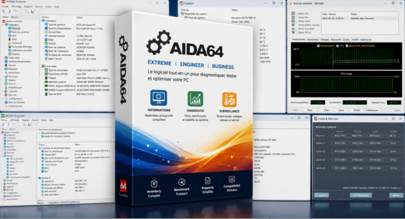 AIDA64 Toutes les éditions v8.35.8400 + Portable