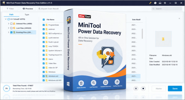 MiniTool Power Data Recovery v13.0 + Portable + WinPE