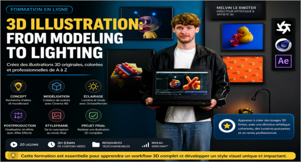 3D Illustration: From Modeling to Lighting