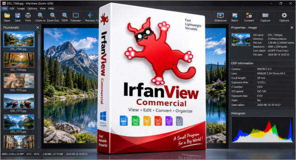 IrfanView v4.76 Commercial + Portable
