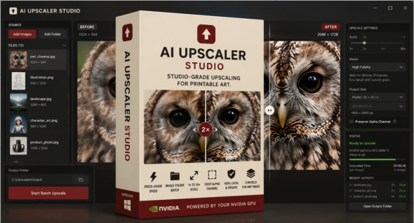 AI Upscaler Studio v1.0.3 + Portable
