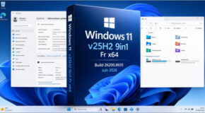 Windows 11 v25h2 9in1 Fr Build 26200.8655 (Juin 2026)