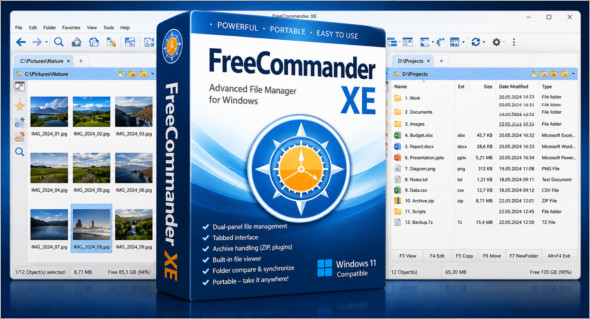 FreeCommander XE v2026 Build 951 + Portable