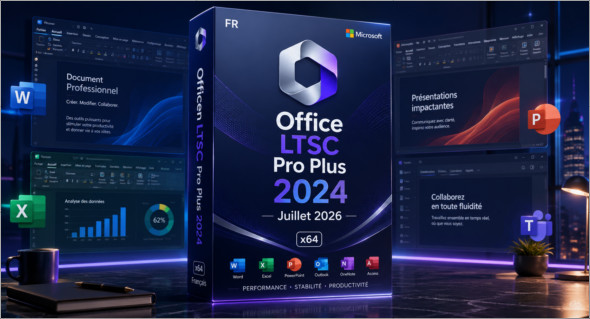 Office LTSC Pro Plus 2024 v16.0.17932.20884 Fr Juillet 2026