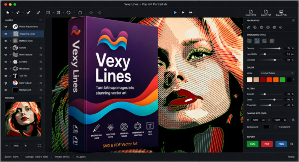 Vexy Lines v2.0.330 + Portable