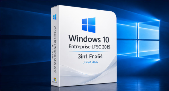Windows 10 Entreprise LTSC 2019 3in1 Fr x64 (Juillet 2026)