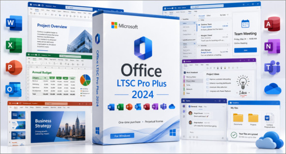 Office LTSC Pro Plus 2024 VL v16.0.17932.20910 Fr (Août 2026)