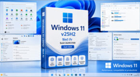 Windows 11 v25h2 9in1 Fr Build 26200.9168 (Août 2026)