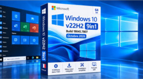 Windows 10 v22h2 9in1 Fr x64 Build 19045.7807 (Oct 2026)